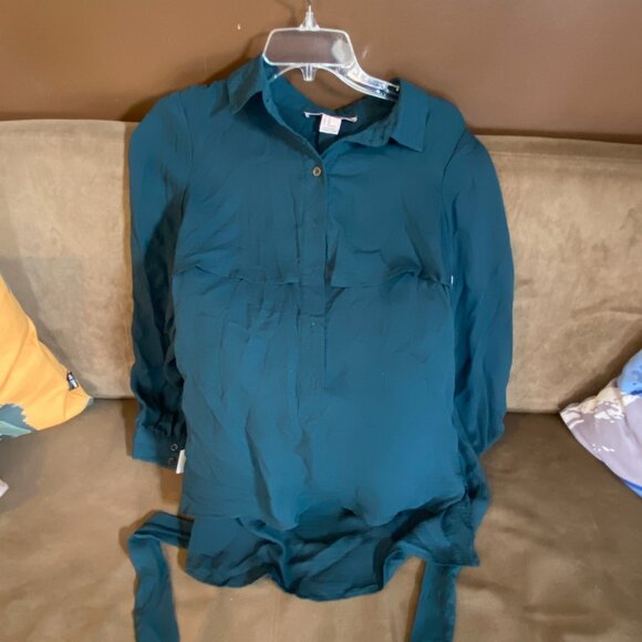 LOVE 21 GREEN LONG SLEEVE - Picture 1 of 5